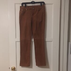 J Crew Classic Brown Corduroy Pants In City Fit